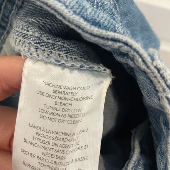 Urban Outfitters BDG Julian Wide Leg Cargo Jeans Large Pocket Slouchy Utility 27 - Picture 5 of 7